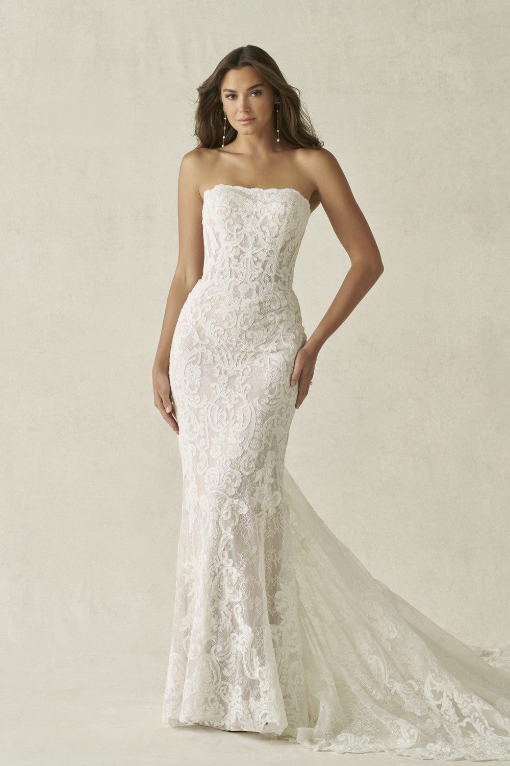 The Art of Sheer Back Bridal Drama
