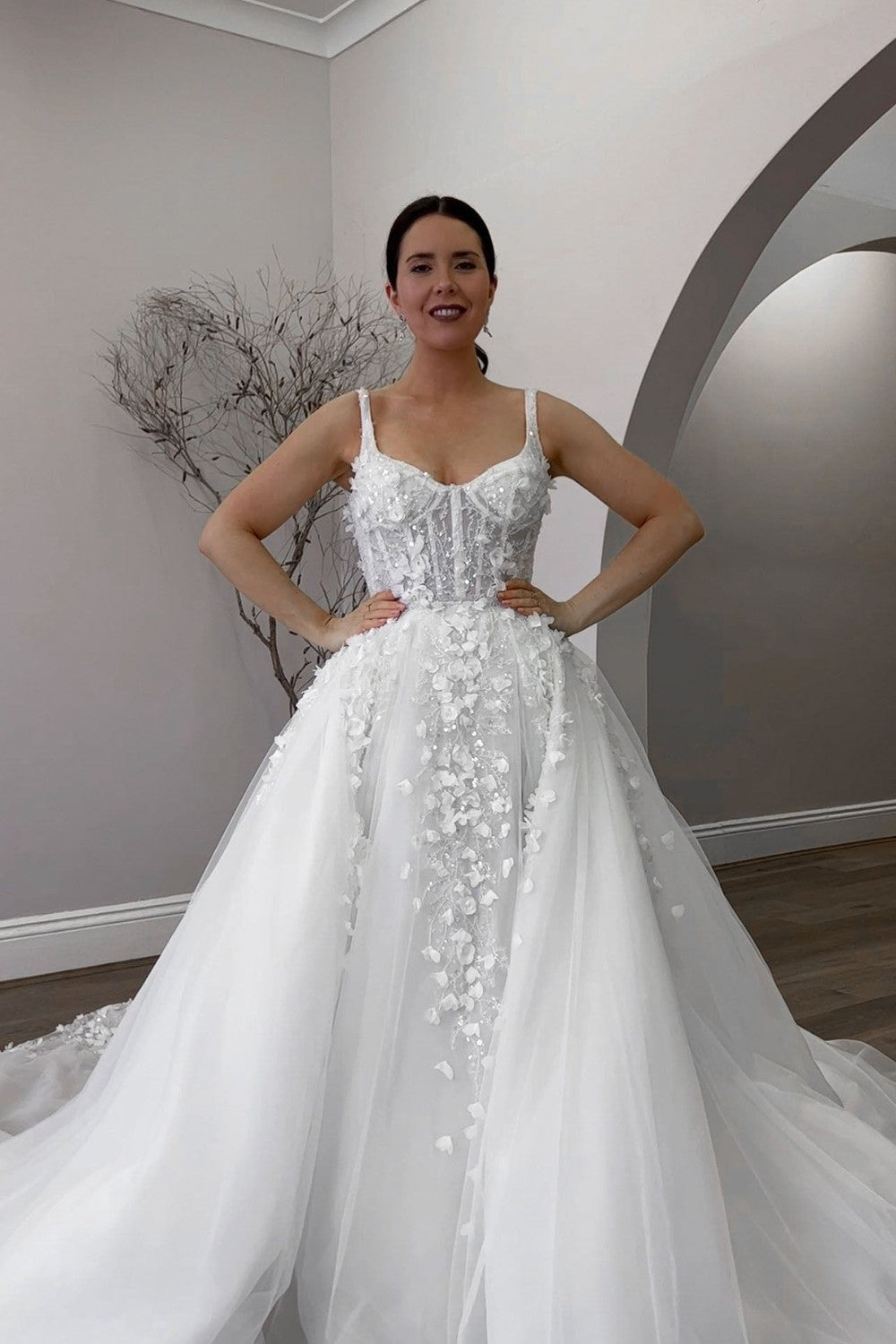 Why Blanche Bridal Open Back Gowns Feel So Modern