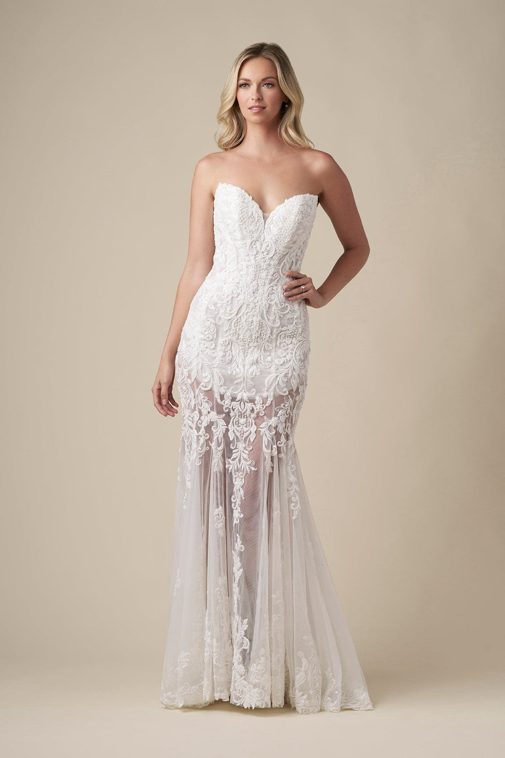 The Refined Romance of Closed Back Bridal Gowns