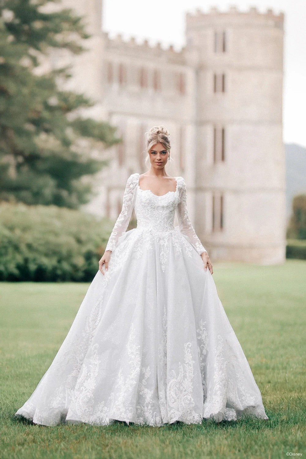 A Storybook Take on Long Sleeve Bridal Elegance