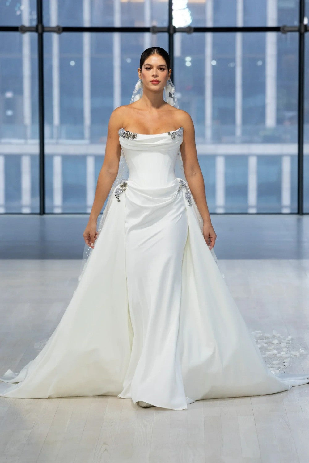 Nicole + Felicia Modern Minimalist Wedding Dresses