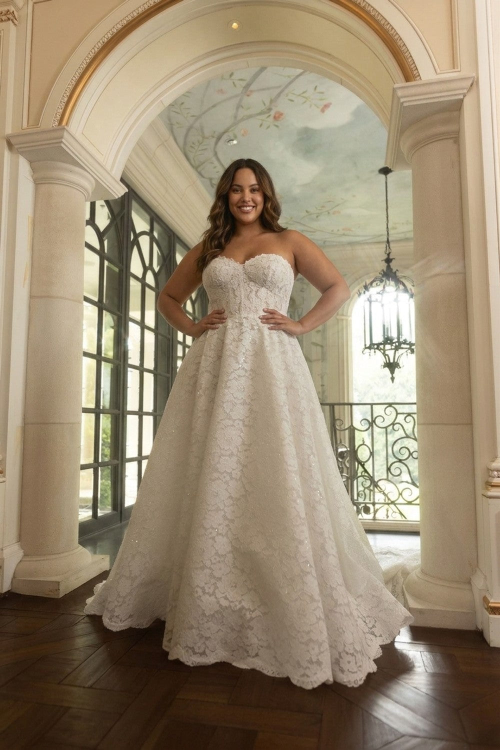 Modern Sweep Brush Bridal Gowns with Effortless Movement