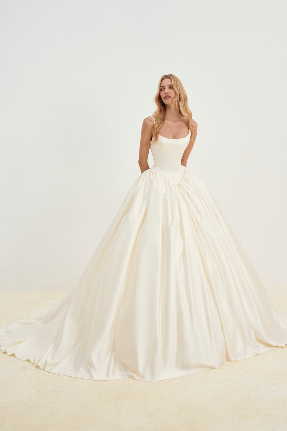 Senstudio Cathedral Train Gowns with Modern Drama