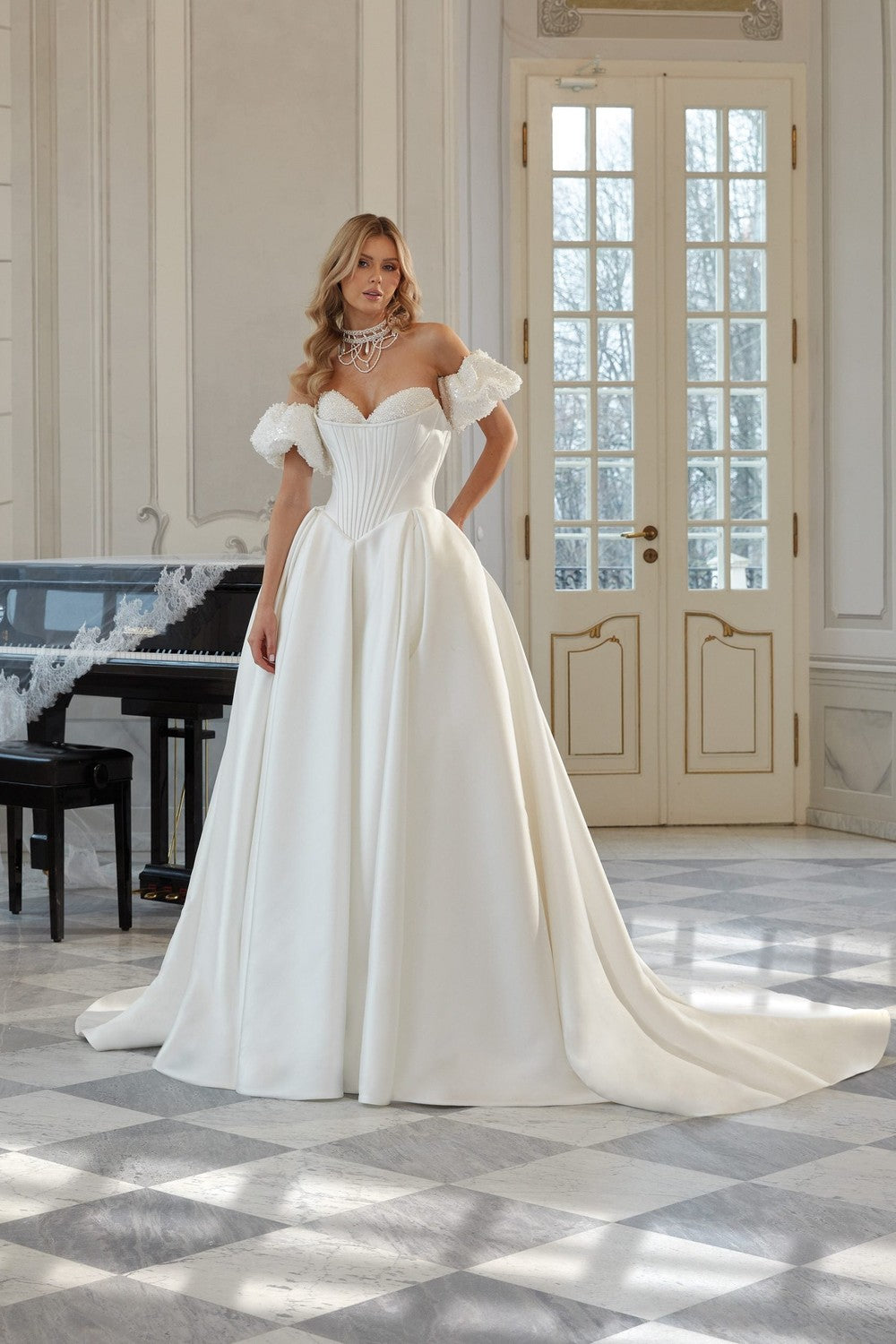 Airy Romance in Vanilla Sposa Tulle