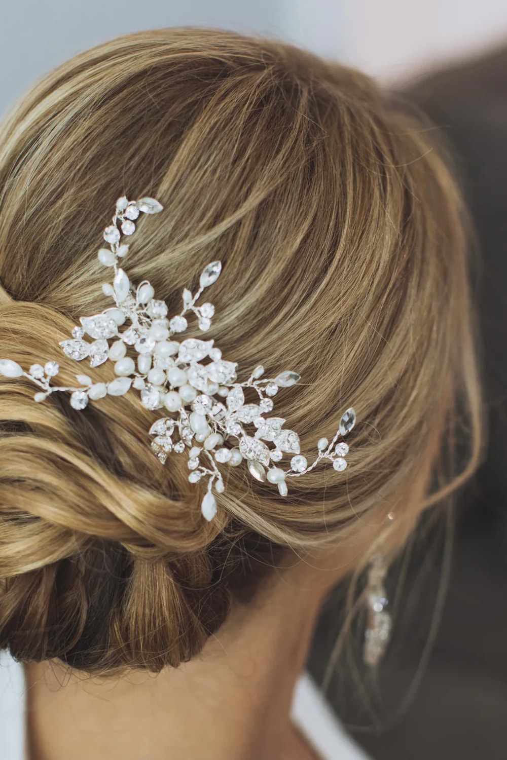 Romantic Bridal Hair Comb by Christie Lauren — image 1 of 3