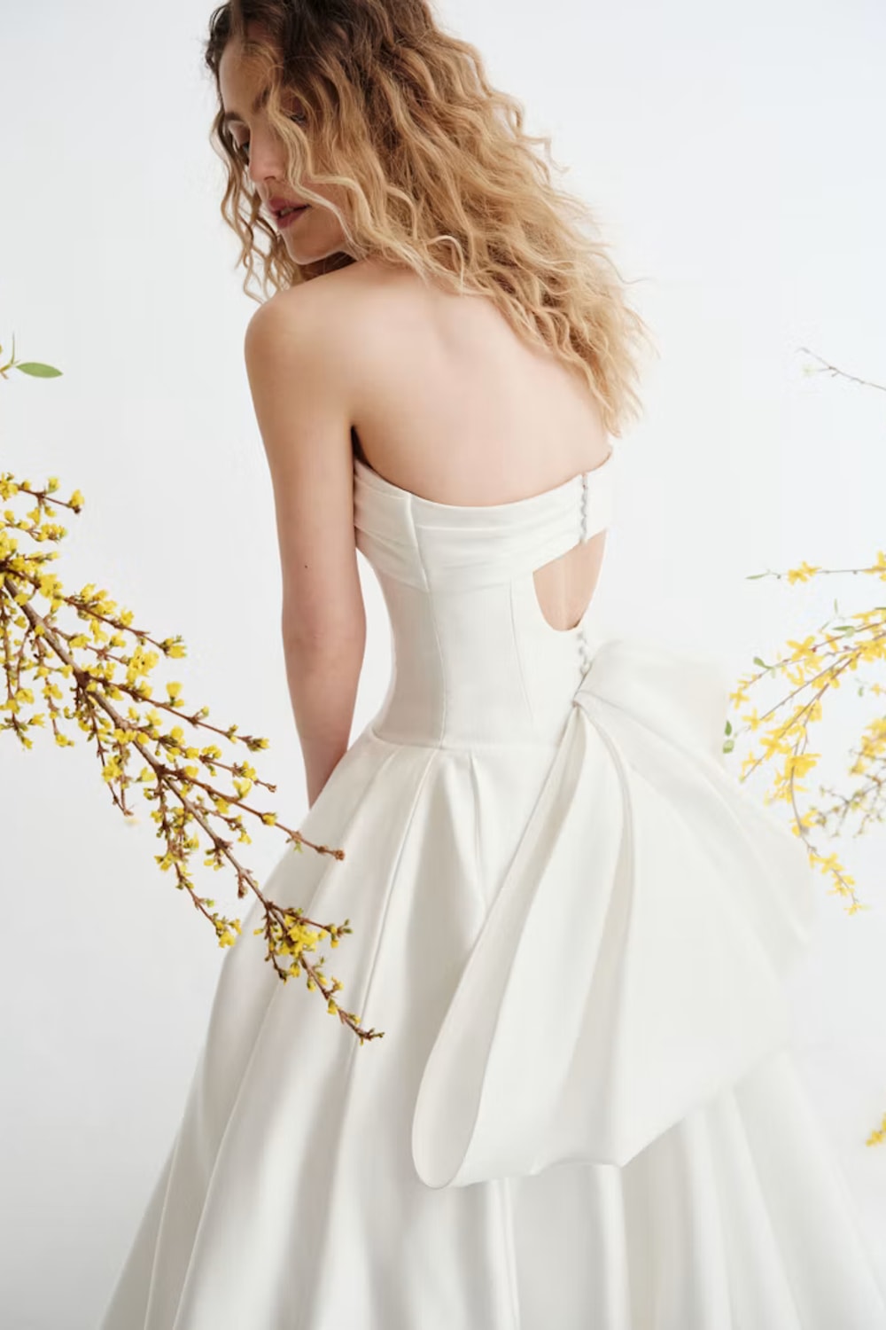 Elegant Ball Gown with Bow Detail by Alyne by Rita Vinieris — image 2 of 3