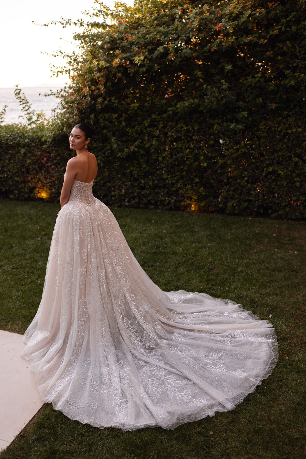 Radiant and Sparkly Ball Gown by Demetrios — image 4 of 4