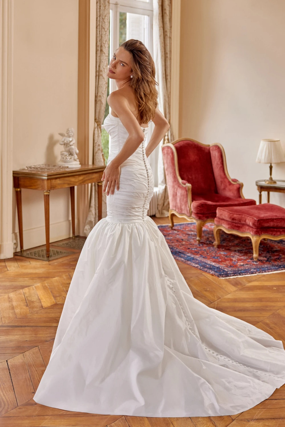 Strapless and Structured Mermaid Wedding Dress by Justin Alexander — image 2 of 2