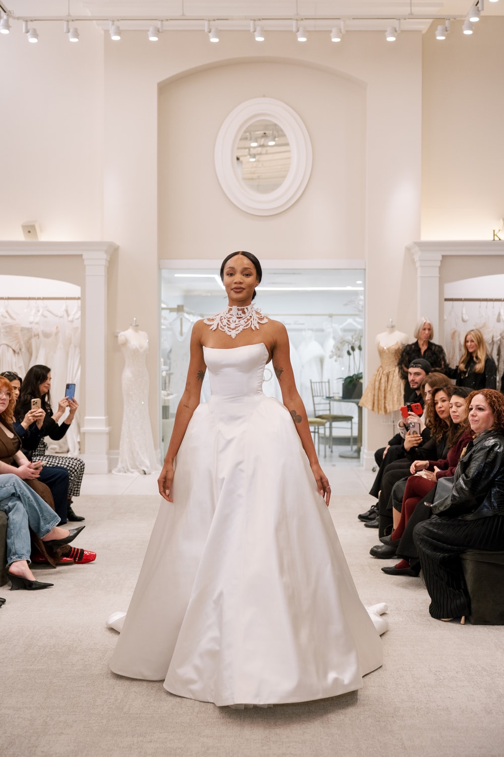 Chic & Simple Strapless Ball Gown by Love by Pnina Tornai β image 3 of 3