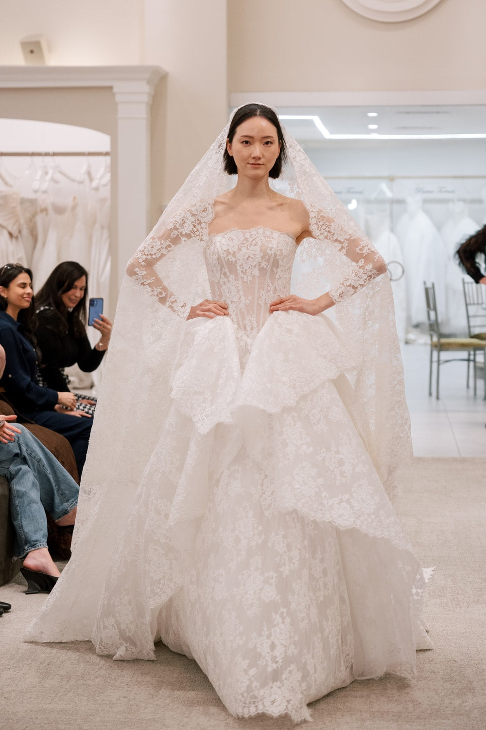 Love by Pnina Tornai Lace Ball Gown Love by Pnina Tornai Lace Ball Gown