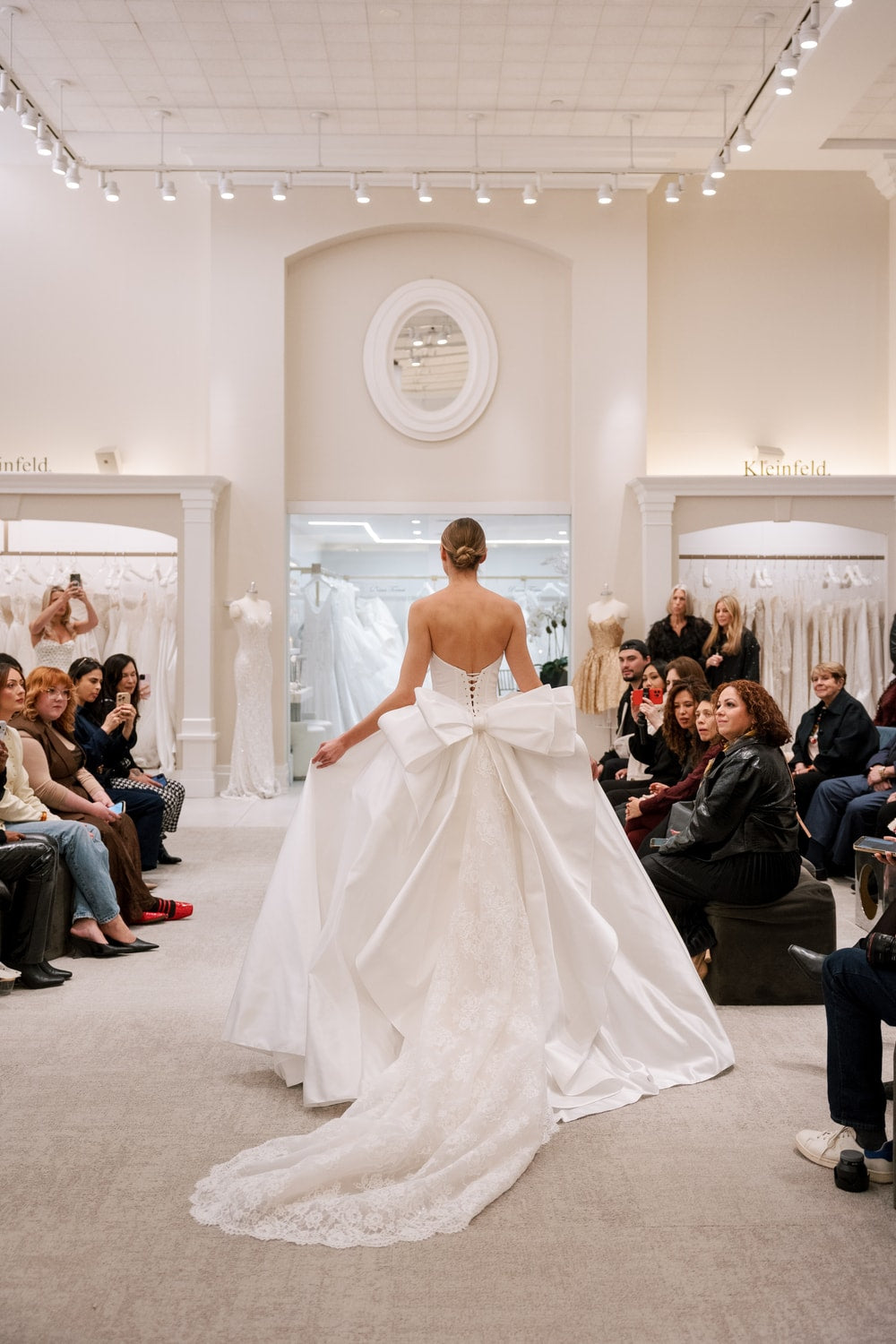 Dramatic Ball Gown with Lace Train Detailing by Love by Pnina Tornai β image 4 of 4