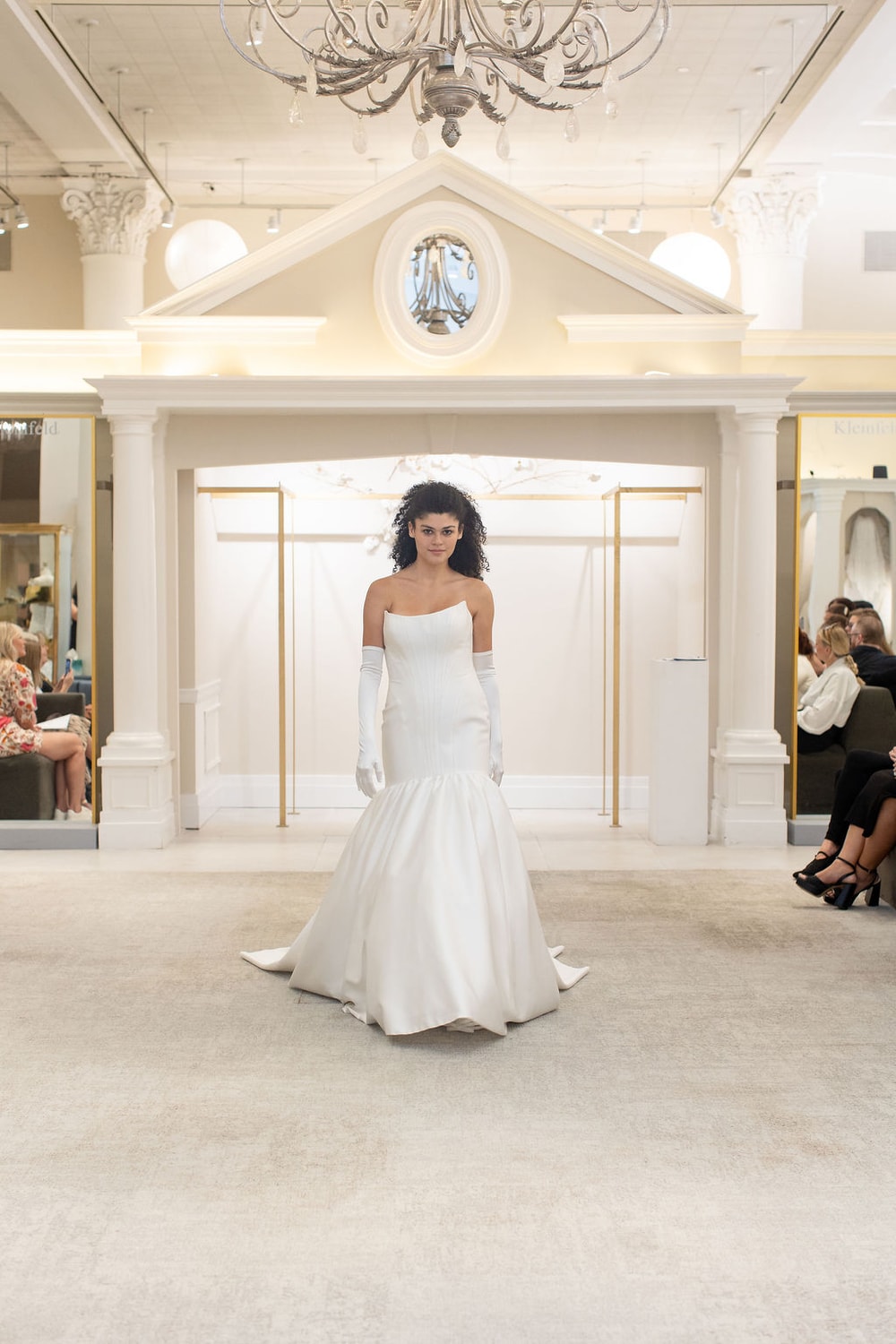 Plus-Size Sculpted and Striking Mermaid Wedding Dress by Martina Liana for Kleinfeld