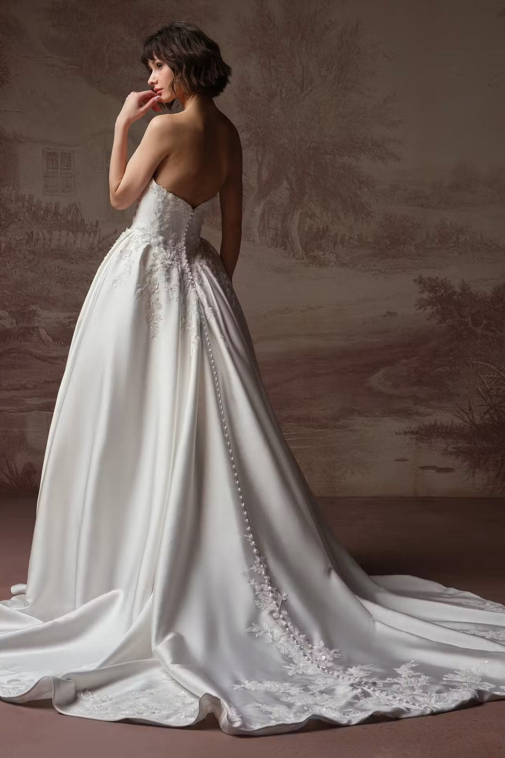 Dramatic and Detailed Strapless Ball Gown by Maggie Sottero — image 4 of 4