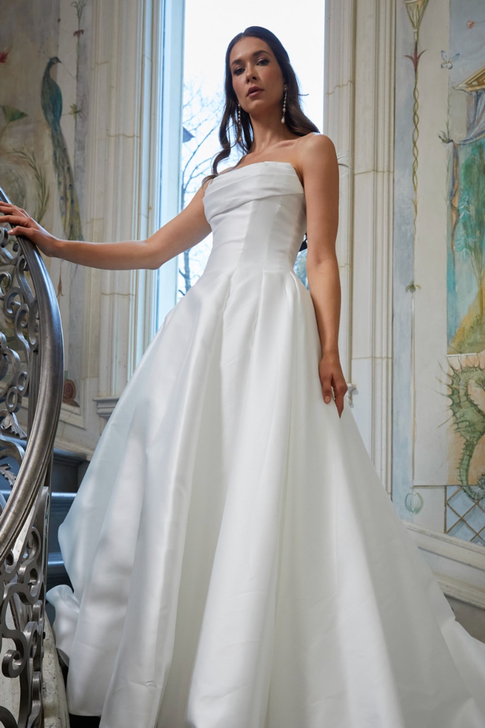 Simple and Structured Strapless Ball Gown by Verdin Bridal — image 2 of 2