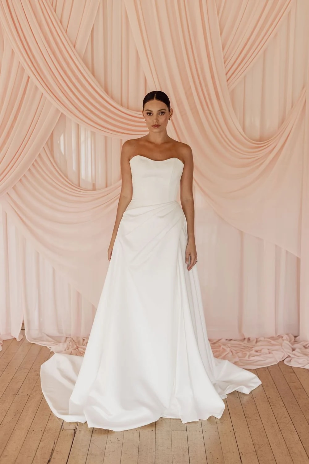 wedding dress nyc kleinfelds Trish Peng Modern A-Line Color:Sky blue Q12026 Custom Women Summer Bodycon