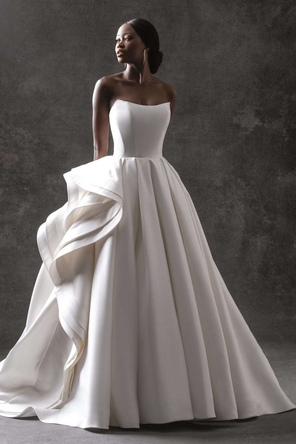 Chic And Unique Architectural Ball Gown by Allure Bridals — image 1 of 3