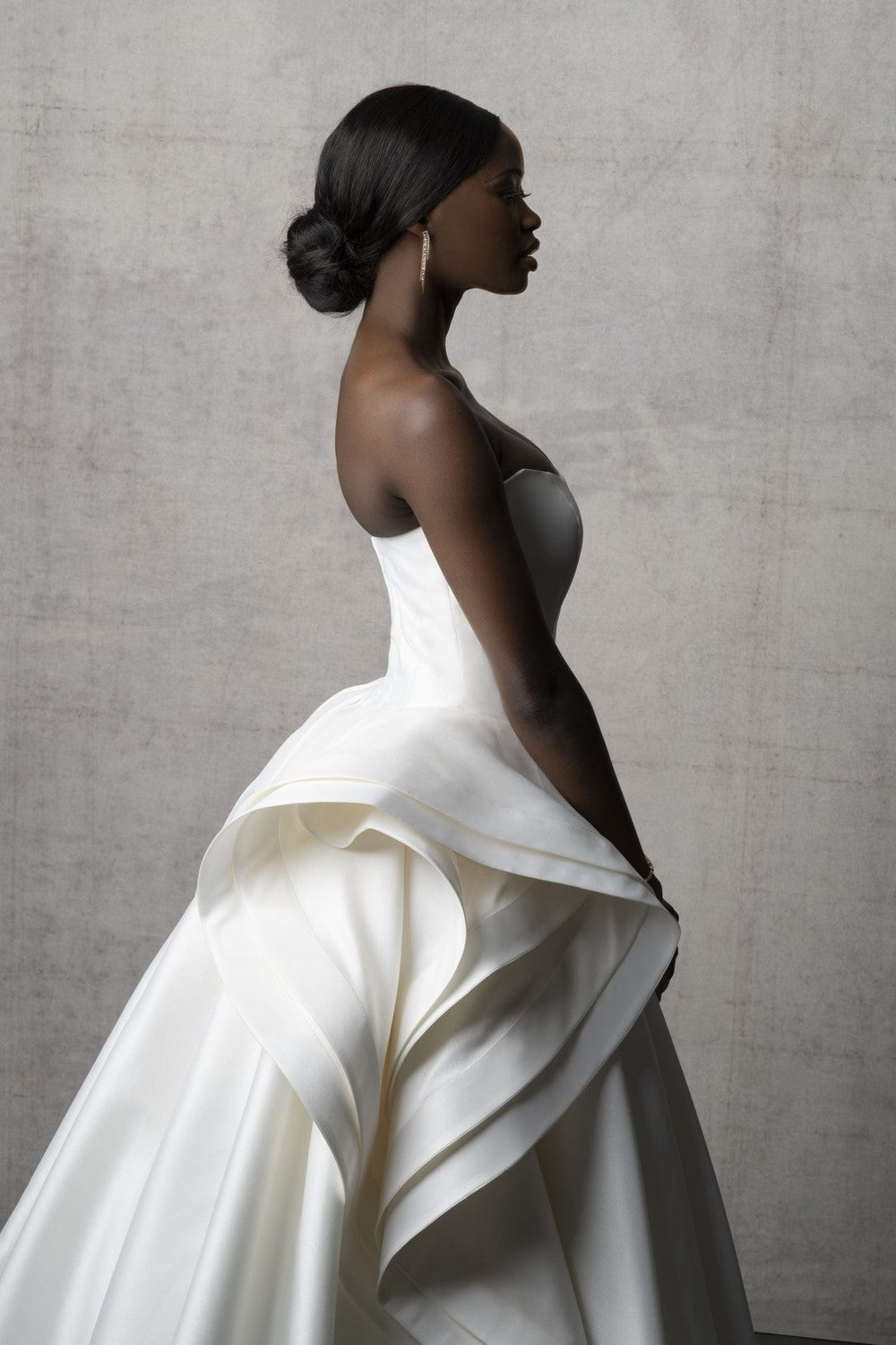 Chic And Unique Architectural Ball Gown by Allure Bridals β image 3 of 3