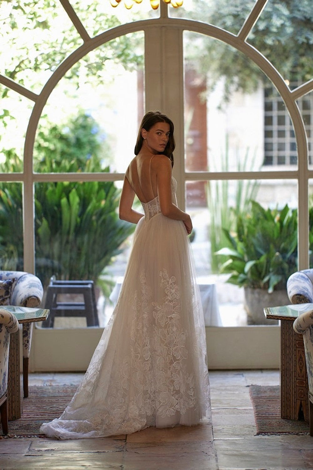 Ethereal And Romantic Tulle A-Line Wedding Dress With Open Back by Arava Polak — image 2 of 2