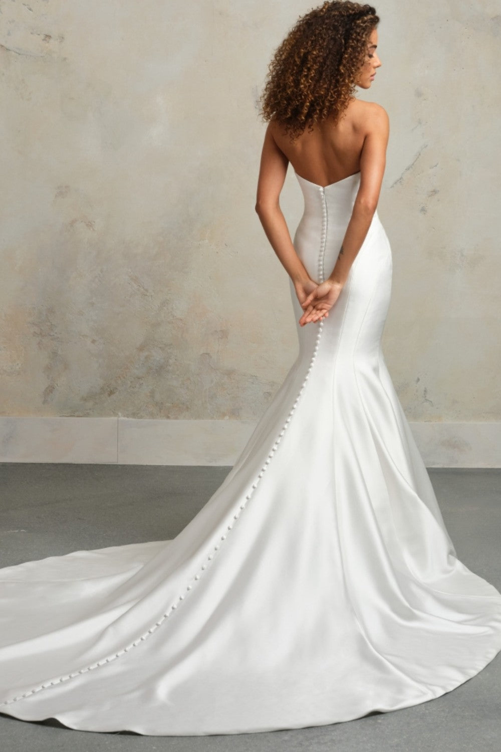 Romantic Fit-and-Flare Wedding Dress With Detachable Lace Sleeves by Maggie Sottero — image 2 of 5