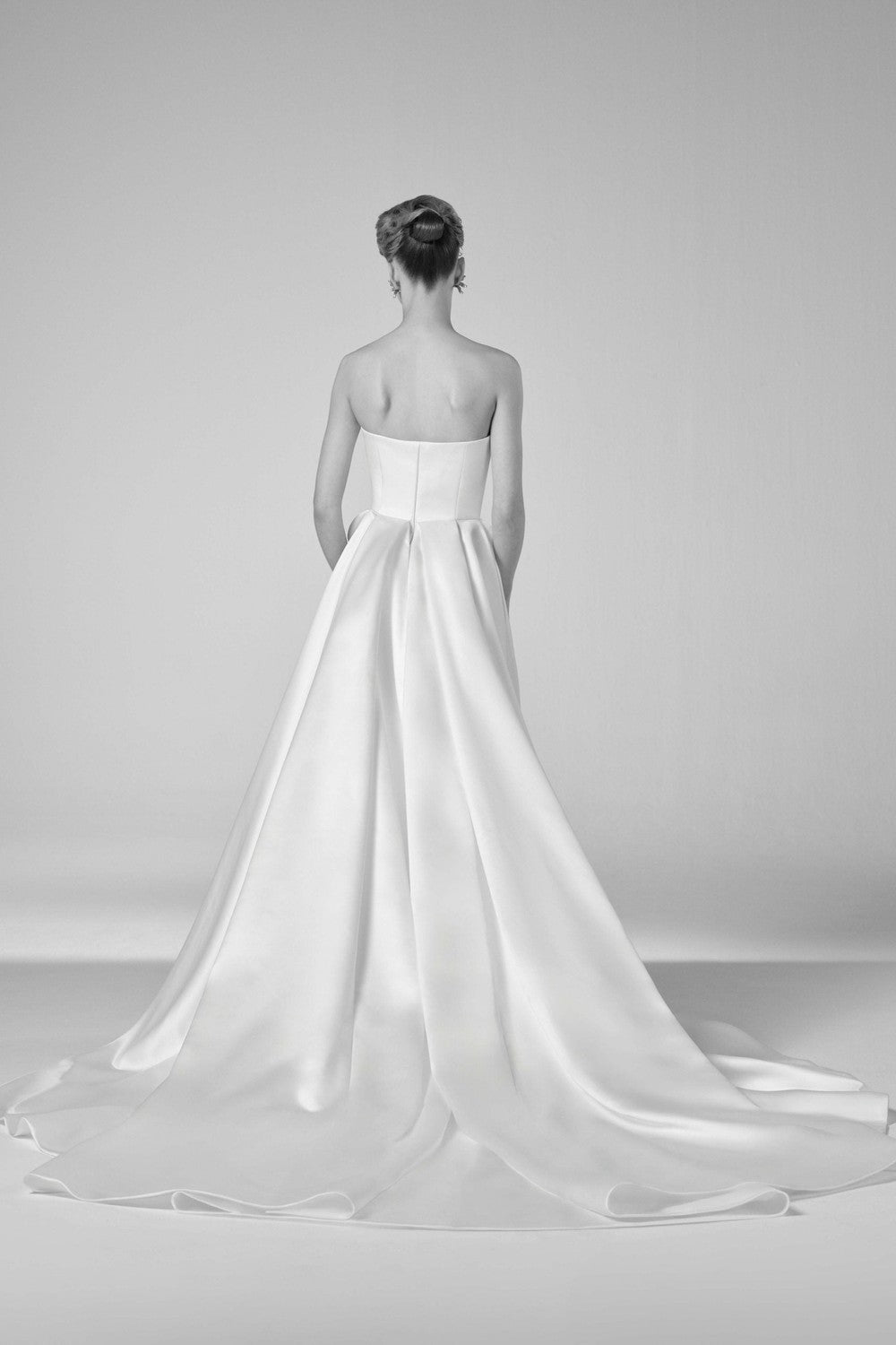 Chic and Sophisticated Satin Sheath Wedding Dress by Viktor & Rolf — image 2 of 2