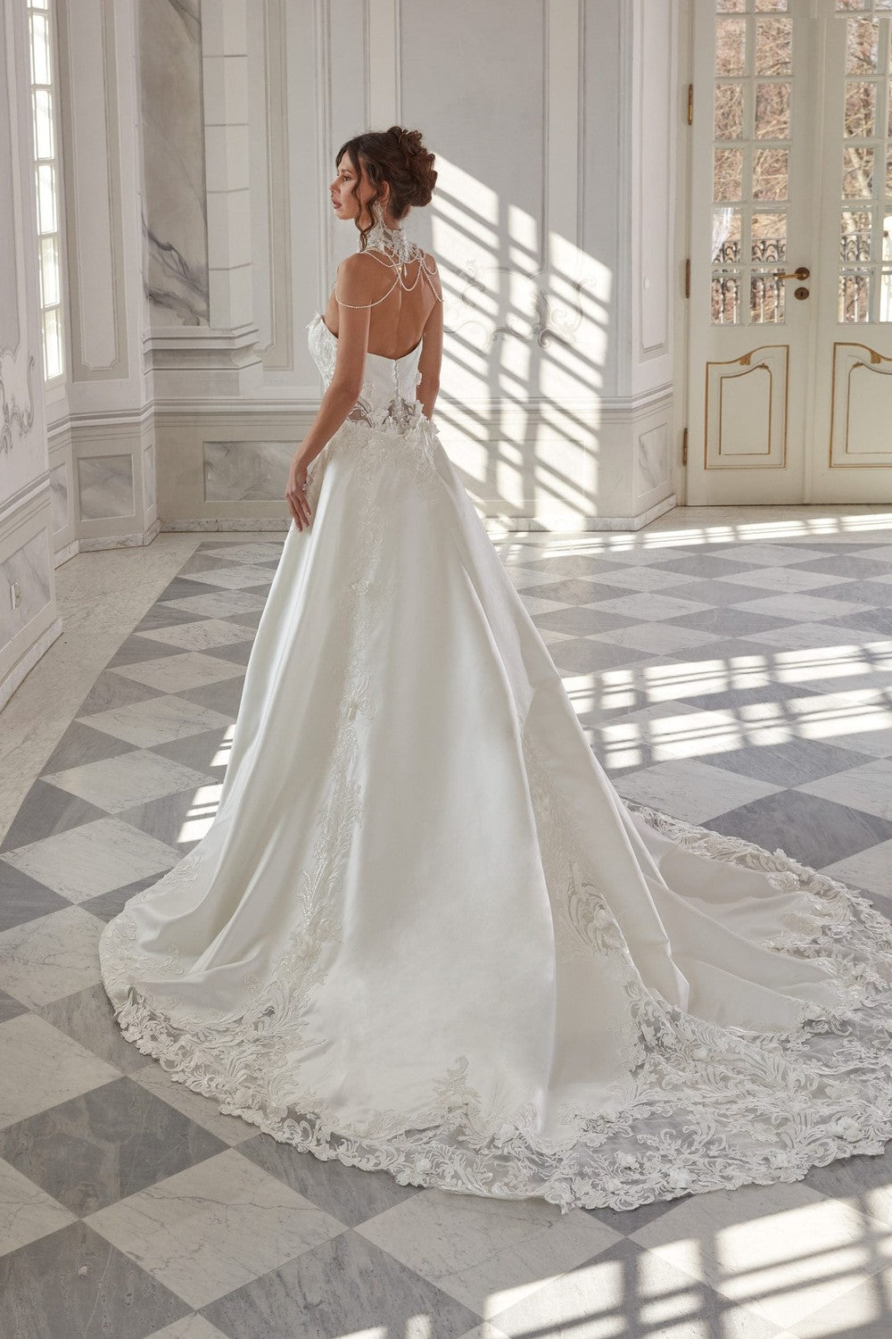 Delicate Mermaid Wedding Dress with Lace Accents by Vanilla Sposa — image 2 of 2