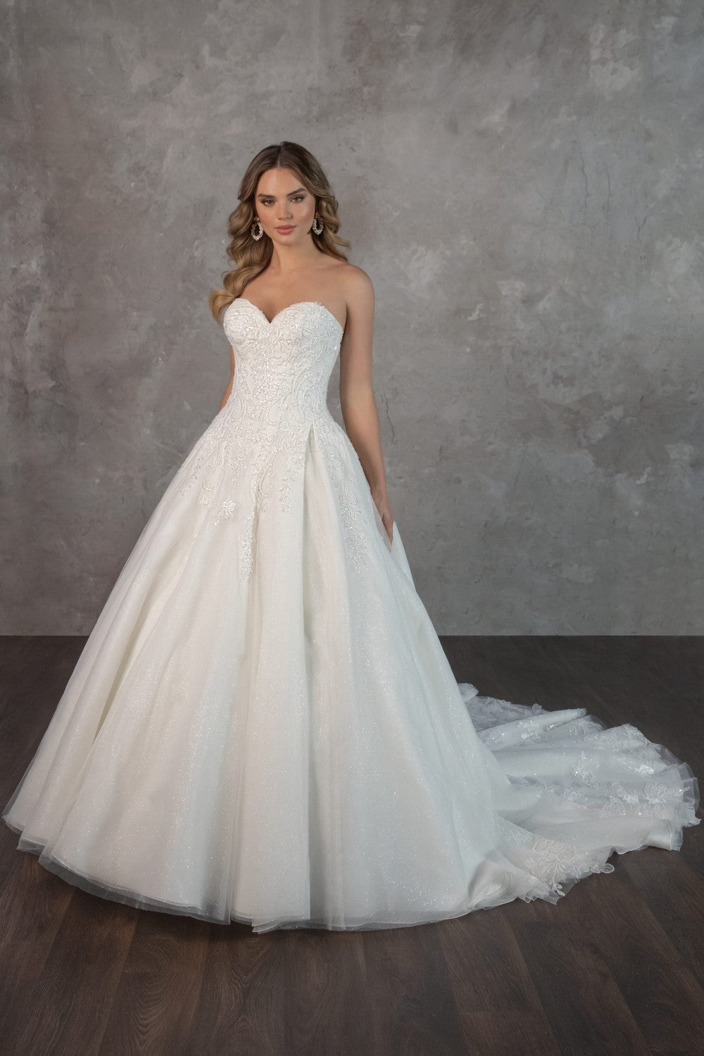 Regal Drop-Waist Tulle Ball Gown | Kleinfeld Bridal Regal Drop-Waist Tulle Ball Gown | Kleinfeld Bridal
