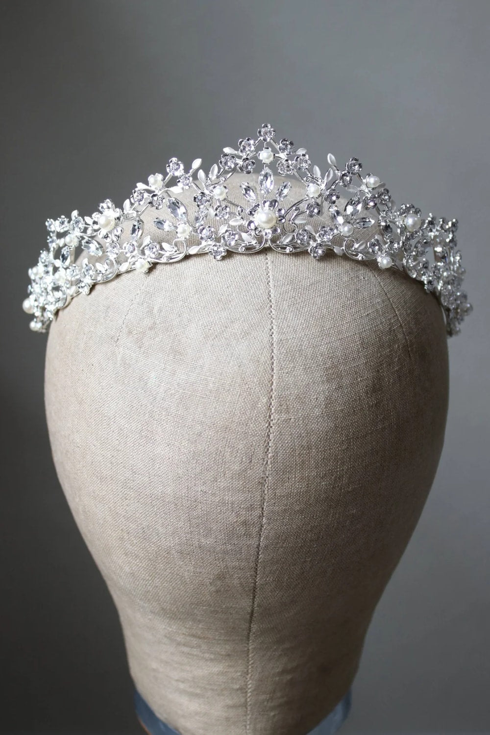 Floral Filigree Tiara by Eden Luxe — image 1 of 2