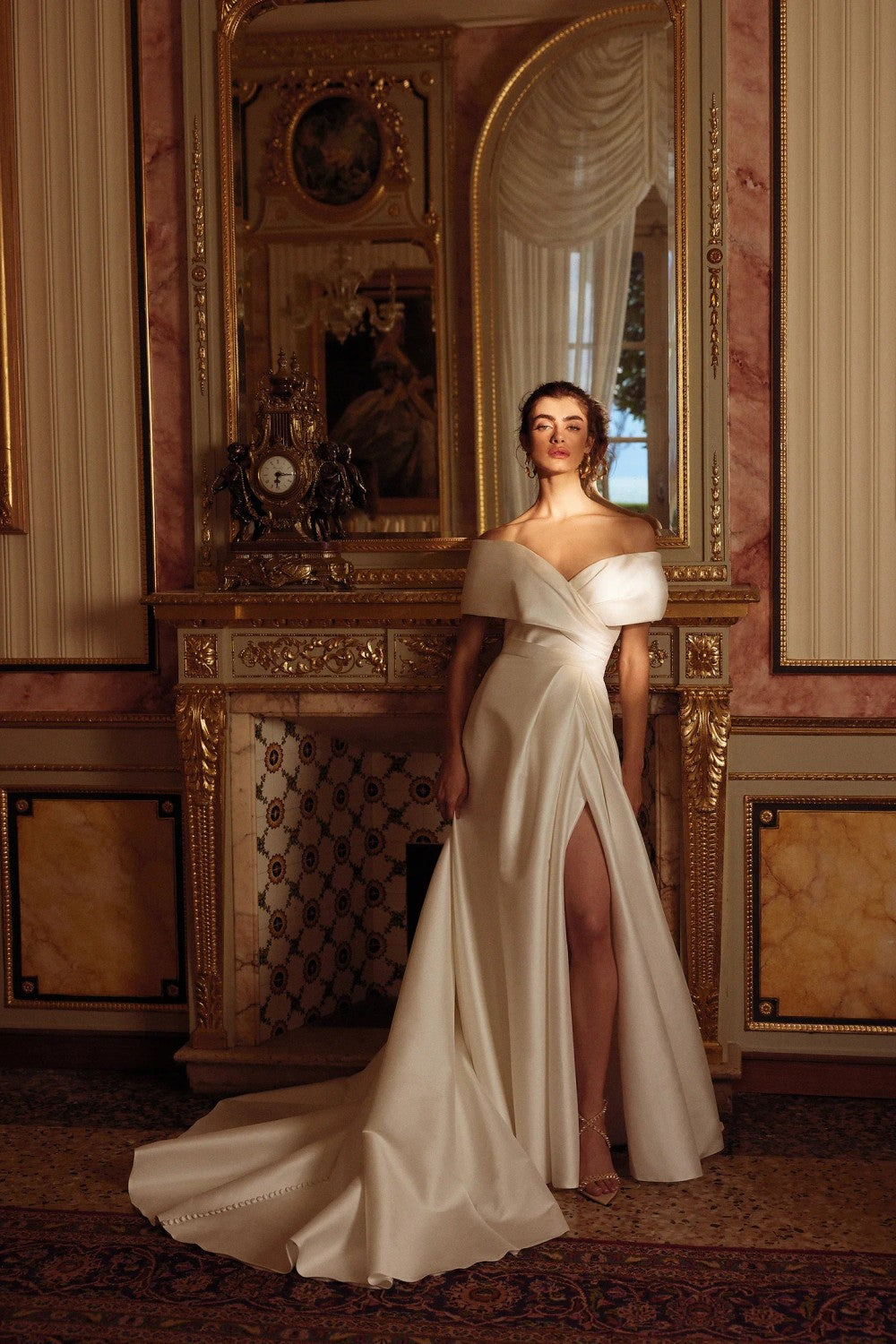 Classic Silk A-Line Wedding Dress | Kleinfeld Bridal Classic Silk A-Line Wedding Dress | Kleinfeld Bridal