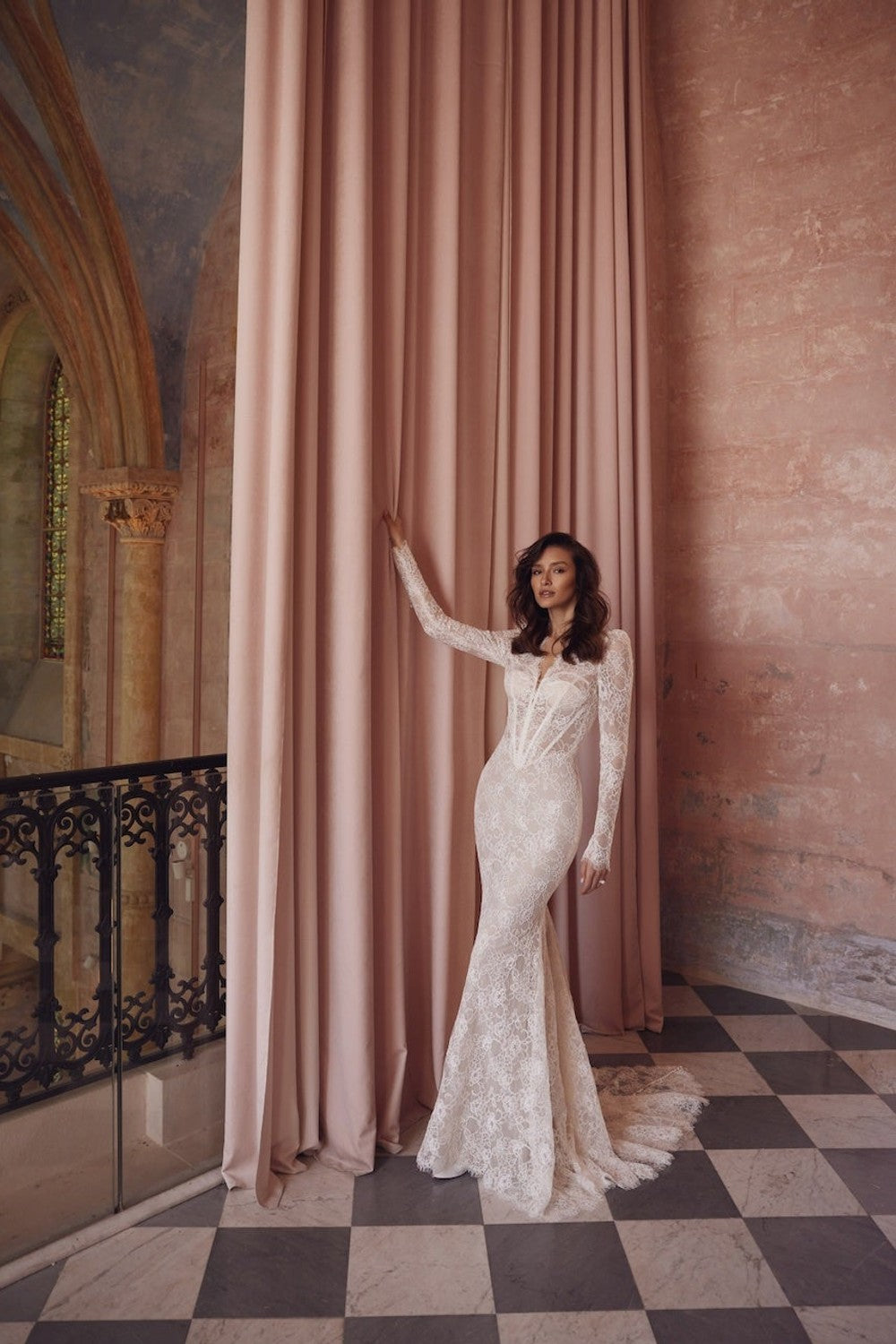 Sheath Wedding Dress With Pearl Buttons | Kleinfeld Bridal Sheath Wedding Dress With Pearl Buttons | Kleinfeld Bridal