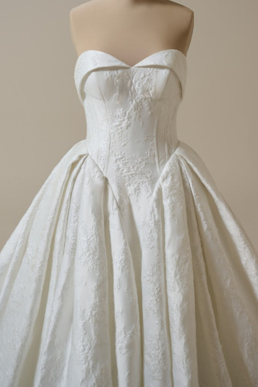 Regal And Dramatic Floral Jacquard Ball Gown by Maggie Sottero — image 2 of 2