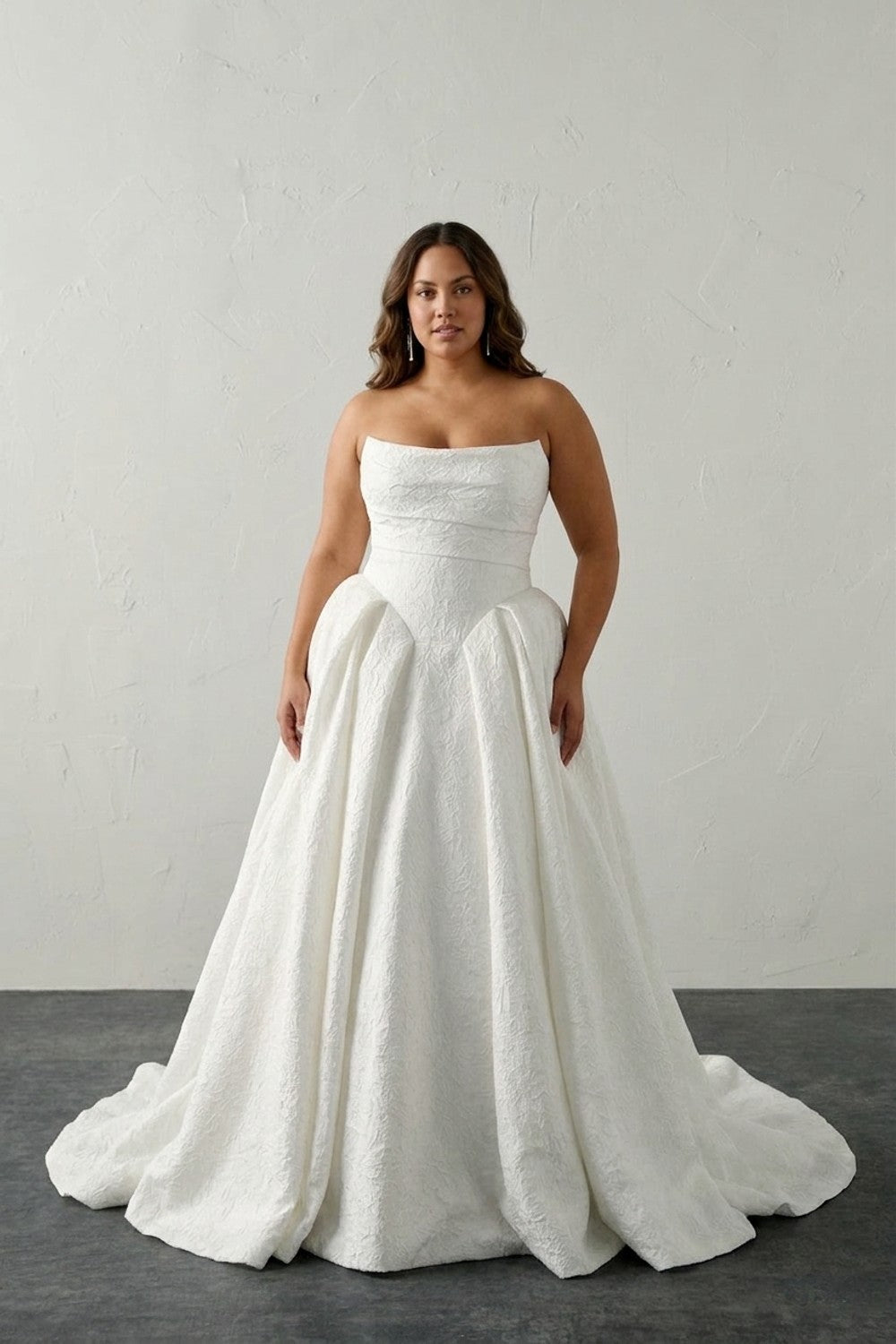 Justin Alexander Signature Textured Floral Ball Gown Justin Alexander Signature Textured Floral Ball Gown