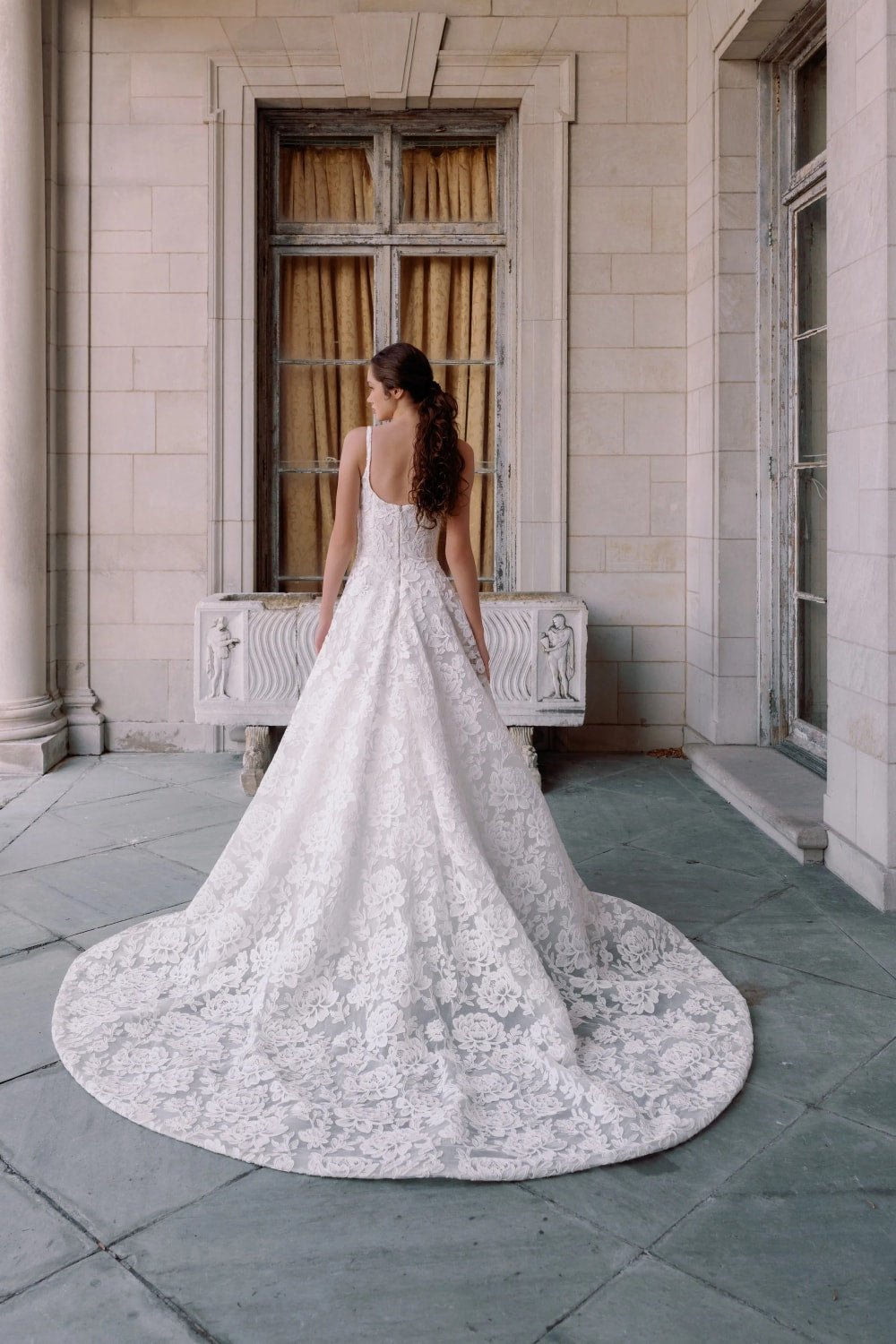 Romantic Embroidered Floral Lace Ball Gown by Sareh Nouri — image 2 of 3