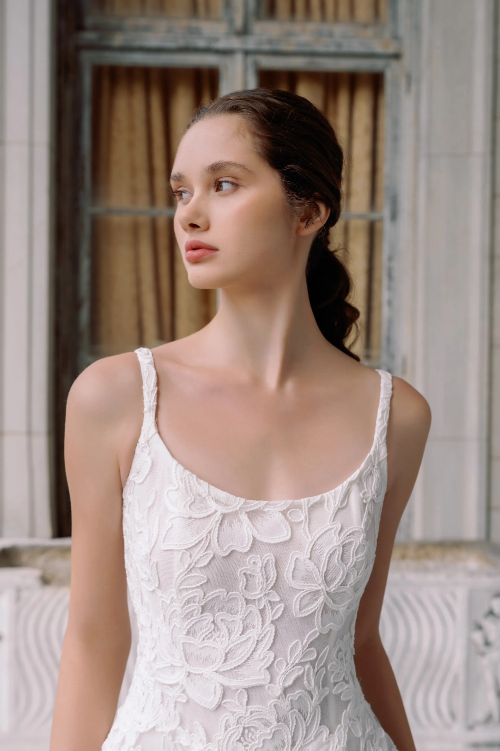 Romantic Embroidered Floral Lace Ball Gown by Sareh Nouri — image 3 of 3