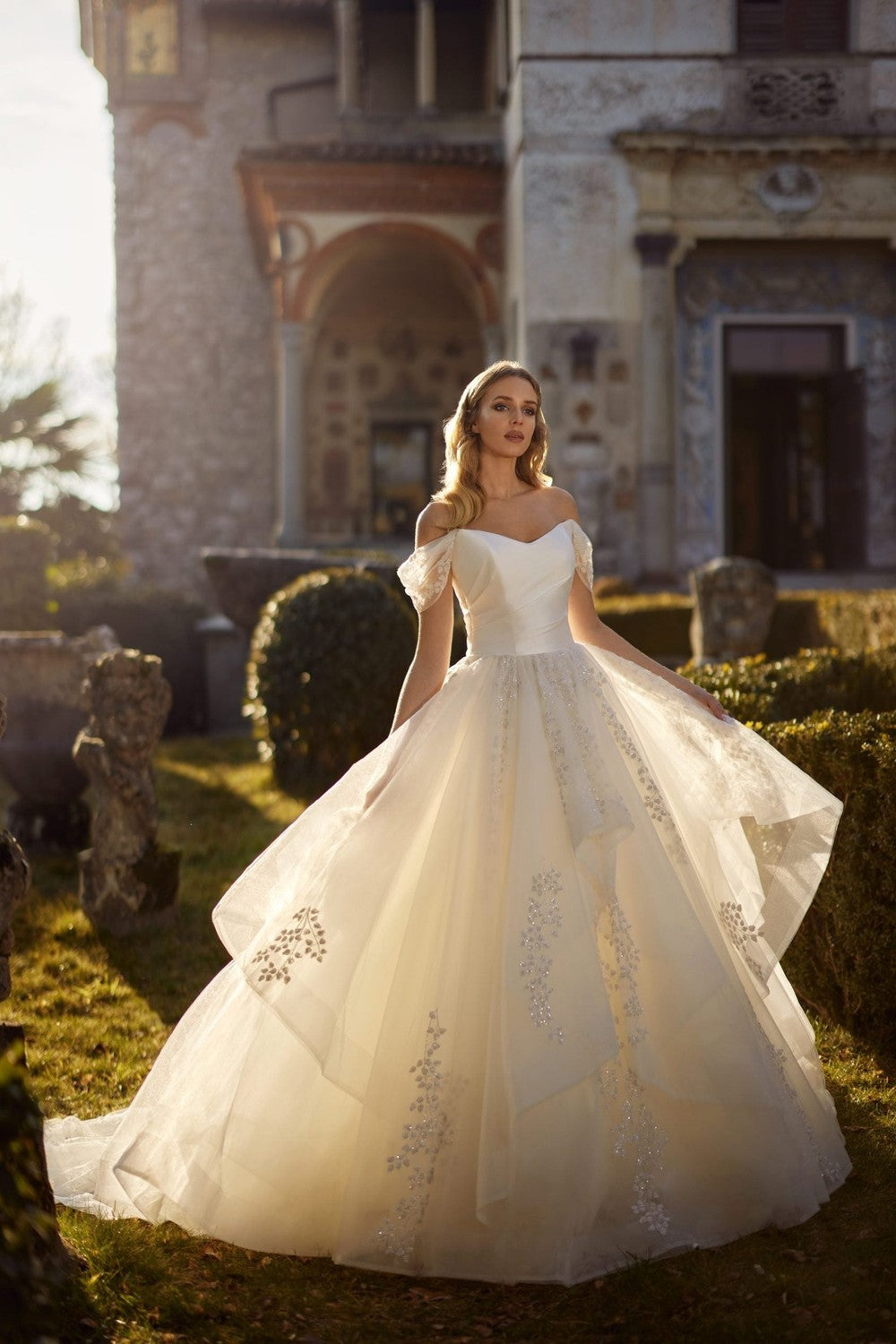 Romantic Princess-Inspired Ball Gown With Tiered Skirt by Randy Fenoli — image 1 of 2