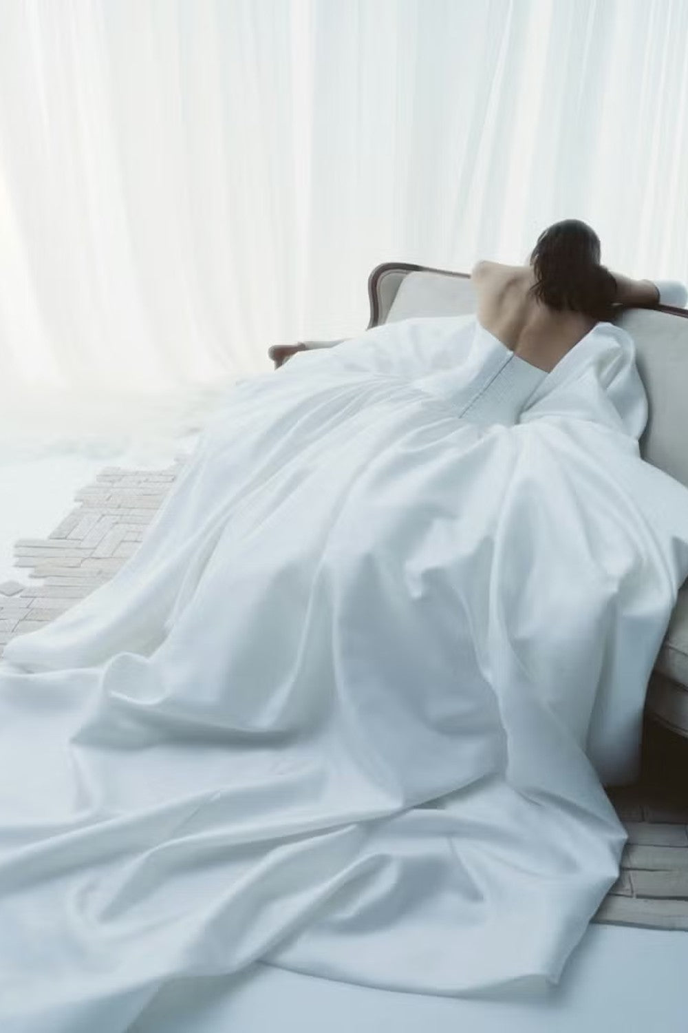 Simple Strapless Drop Waist Ball Gown by Rivini — image 3 of 3