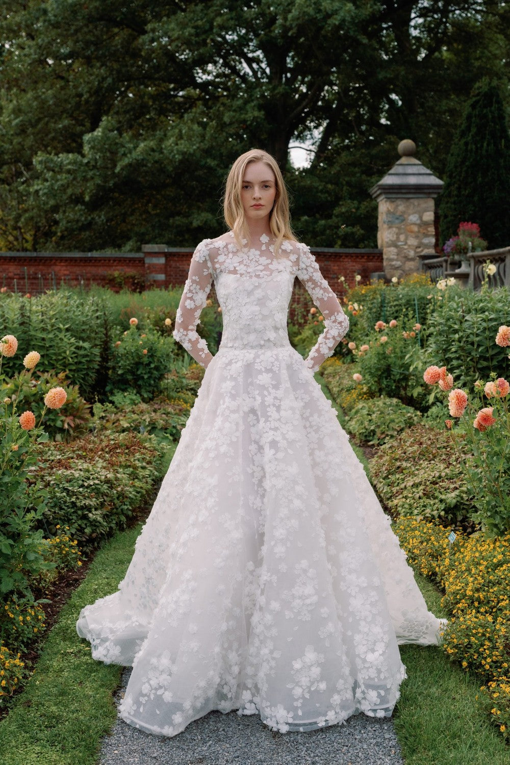 Floral Filled Ball Gown With Detachable Bolero by Sareh Nouri — image 2 of 3