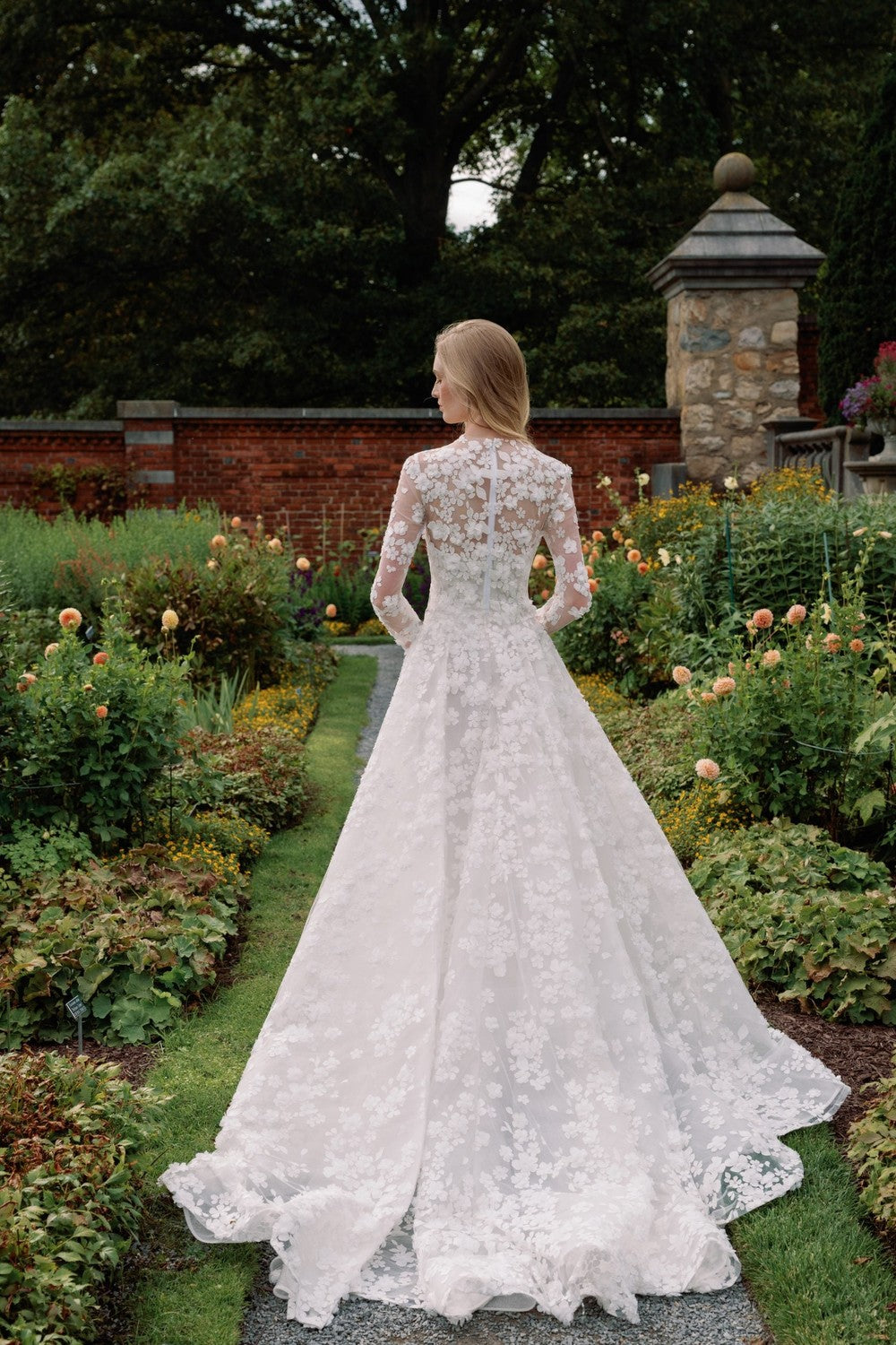 Floral Filled Ball Gown With Detachable Bolero by Sareh Nouri — image 3 of 3