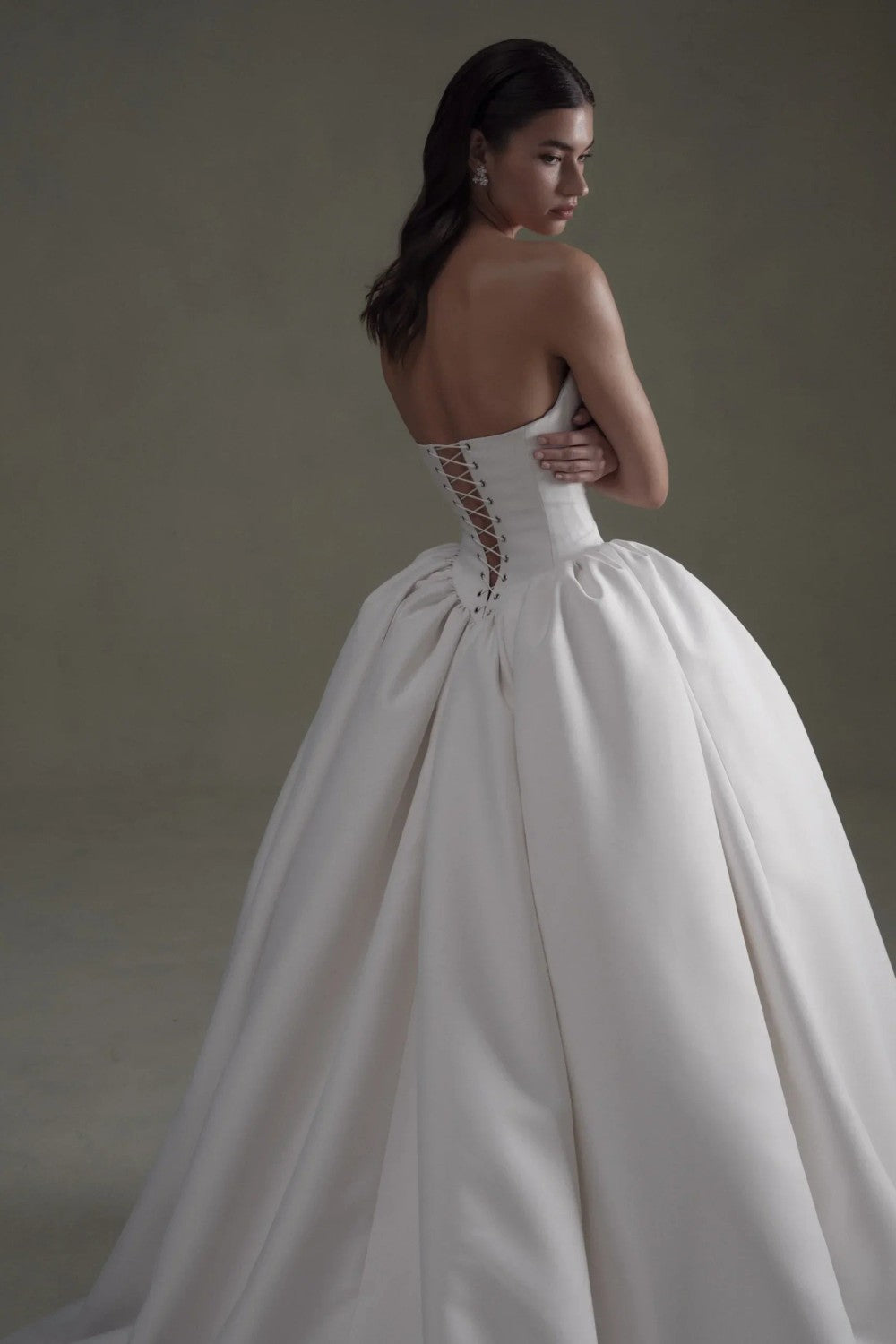 Sweetheart Basque-Waist Silk Ball Gown by Senstudio — image 3 of 3