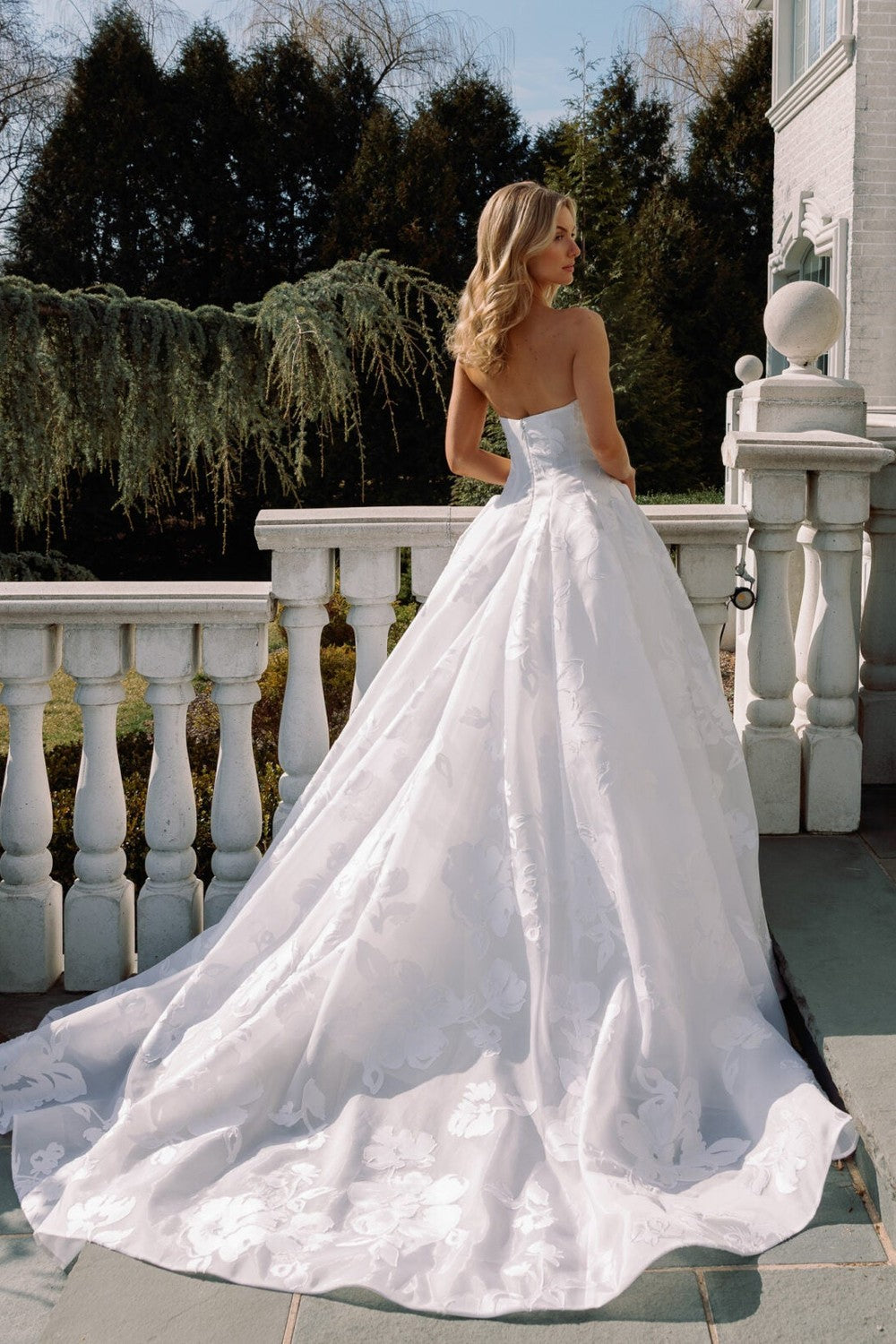 Chic And Romantic Silk Organza Ball Gown by Verdin Bridal — image 2 of 4