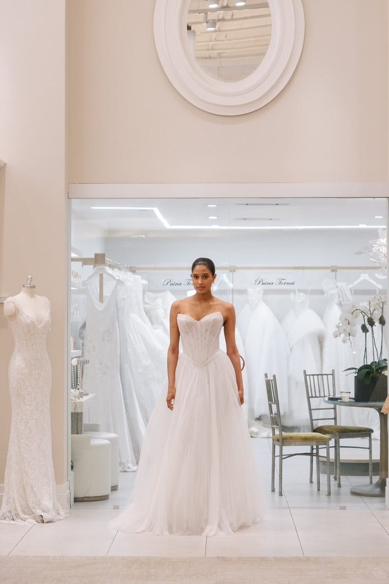wedding dress no train Simple Sheath Square Neck Backless Modest Long Wedding Dress TN301 Custom Size / Ivory