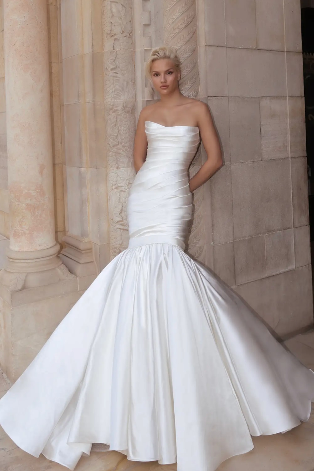 Why Court Train Gowns Feel So Effortless