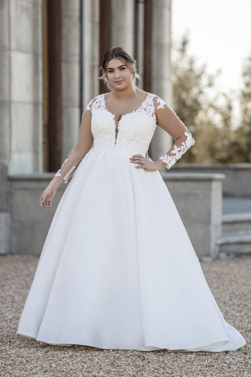one shoulder wedding dress kleinfeld Minimalist Silk Sheath Wedding Dress