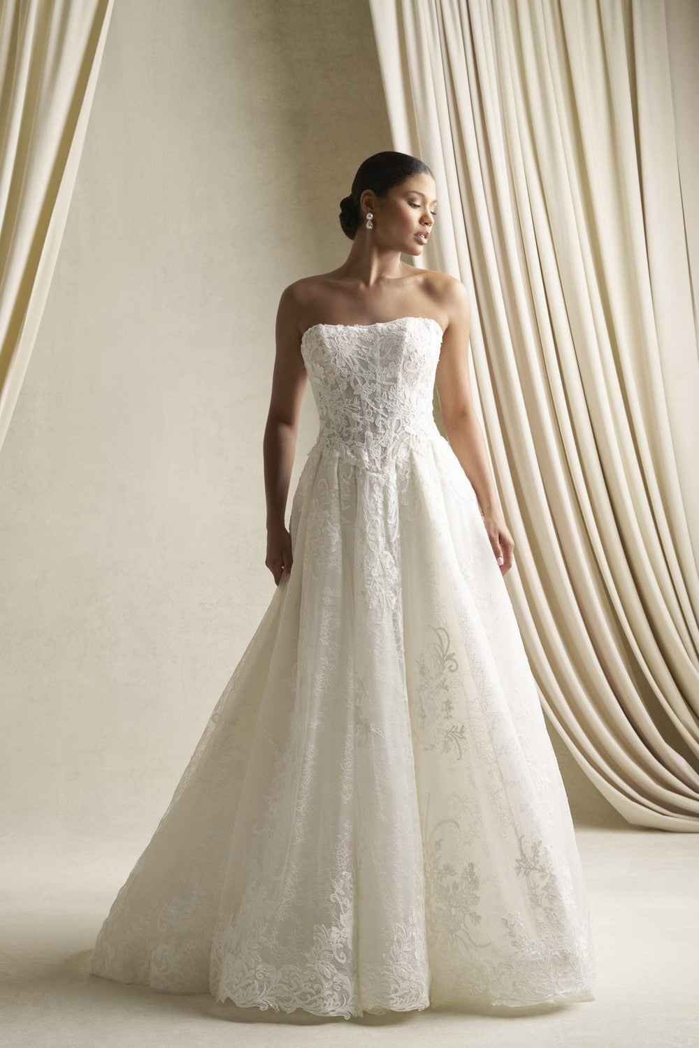 Allure Bridals Cape Wedding Dresses for Modern Drama