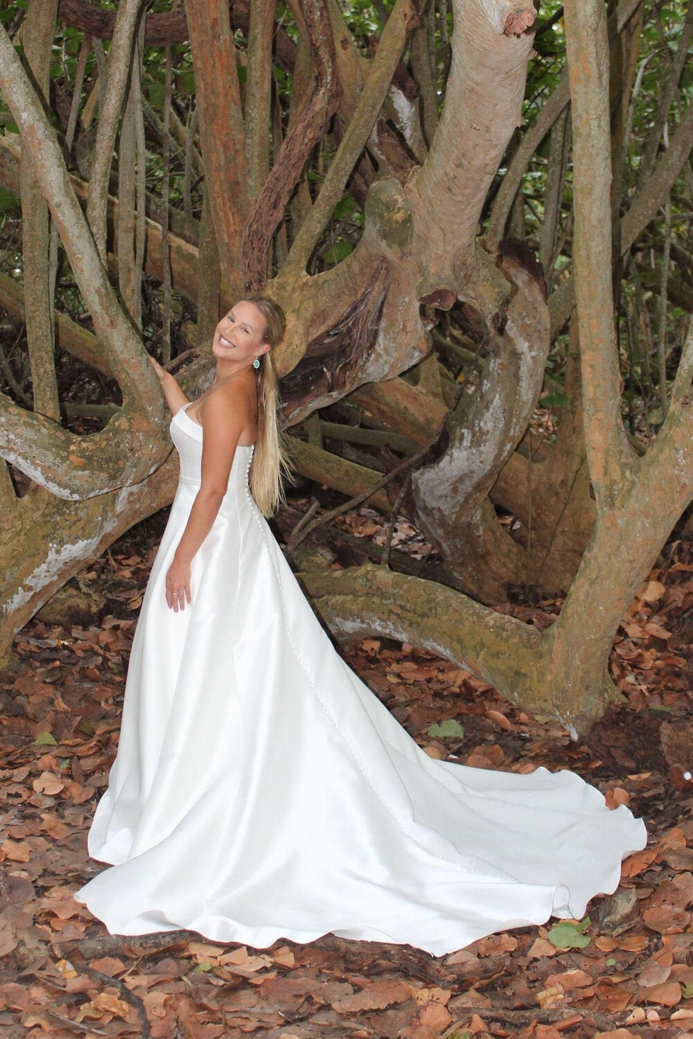 Refined Mikado Bridal Gowns with Sculpted Elegance