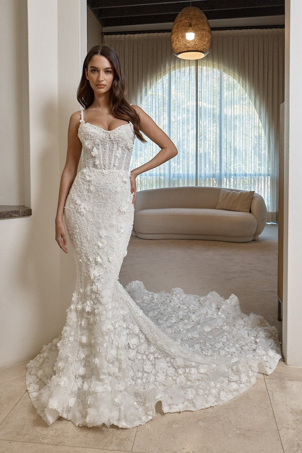 Blanche Bridal Floral Wedding Dresses for Romantic Brides