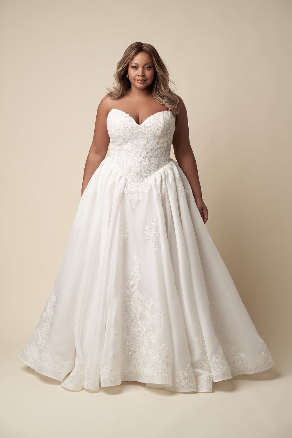 Airy Romance in Danielle Caprese Organza Gowns