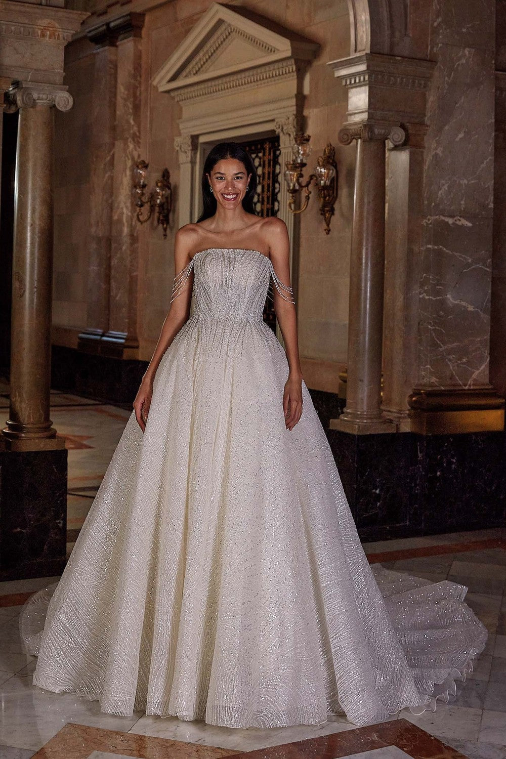 Why Glitter Tulle Feels So Magical in Bridal Design