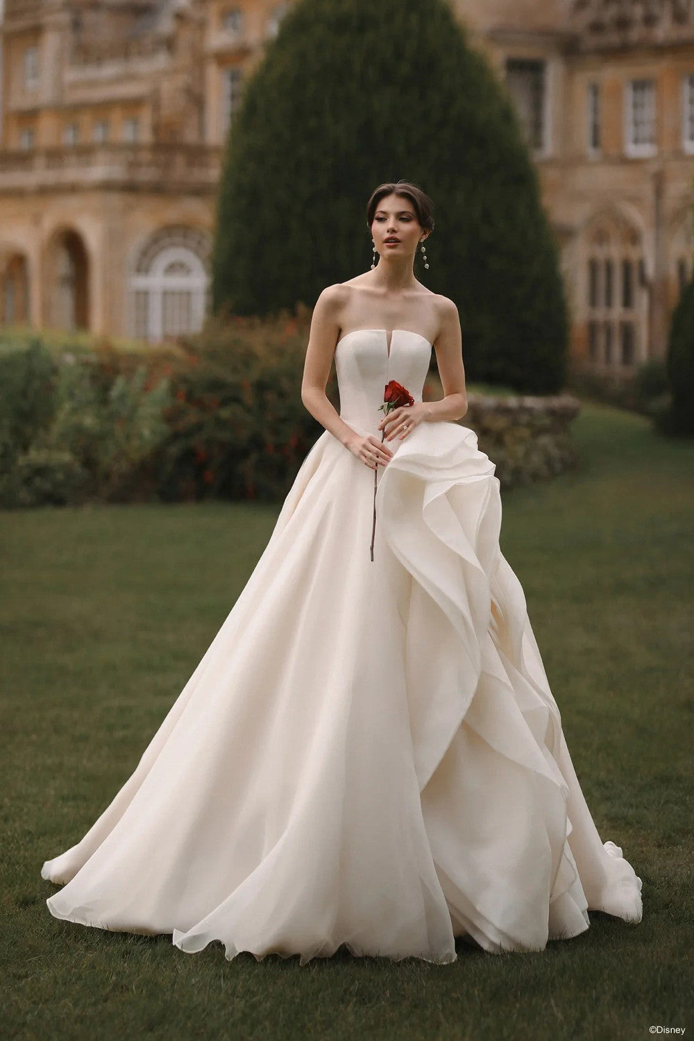 Winter Disney Wedding Dresses with Storybook Elegance
