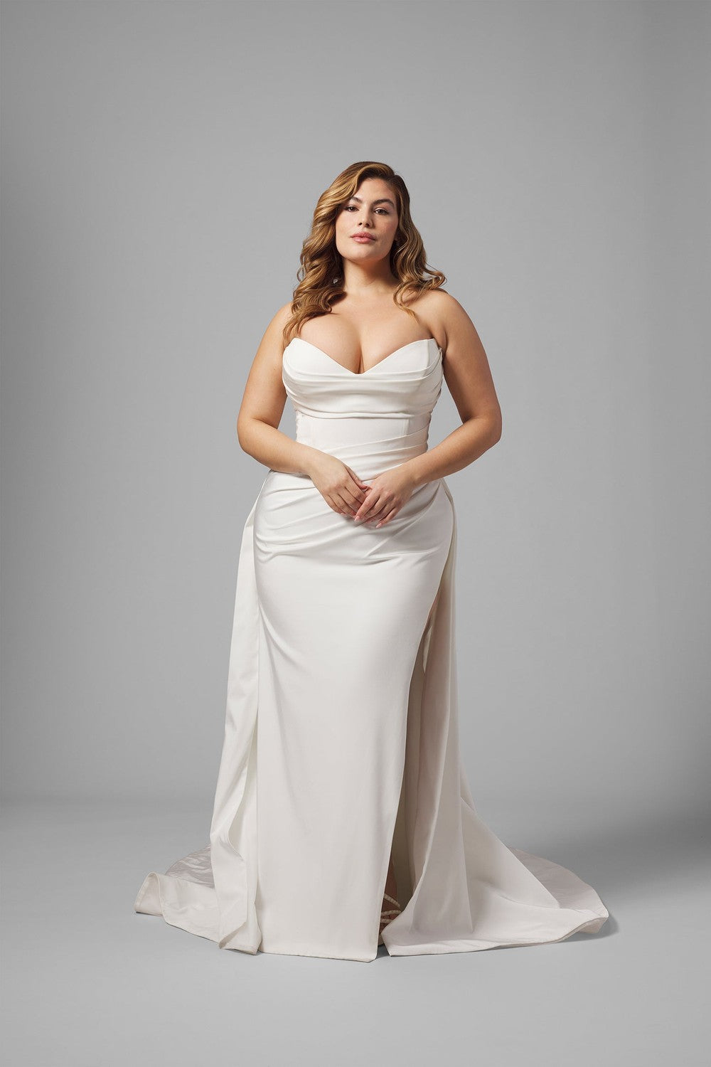 The Modern Ease of Jane Hill Sleeveless Wedding Dresses