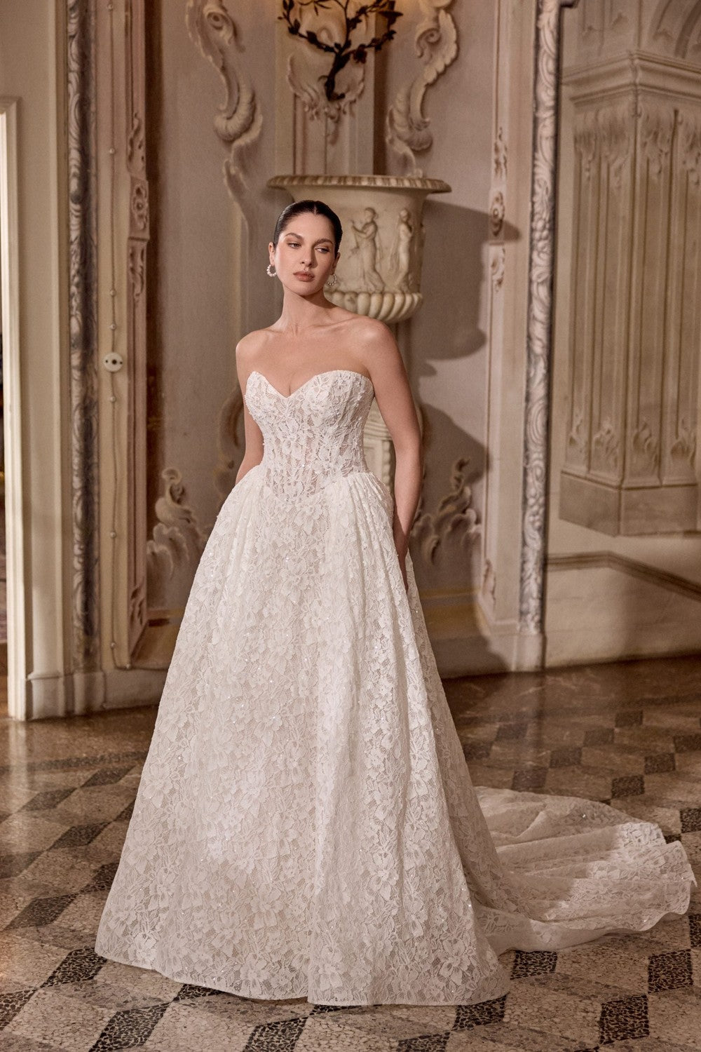 Luminous Justin Alexander Sequins for Modern Brides